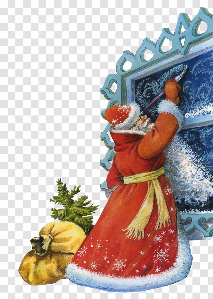 Ded Moroz Snegurochka Ziuzia Letter Veliky Ustyug - New Year Tree - Santa Claus Transparent PNG