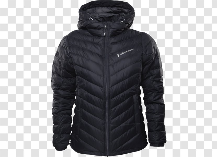 Hoodie Jacket The North Face Down Feather - Raincoat Transparent PNG