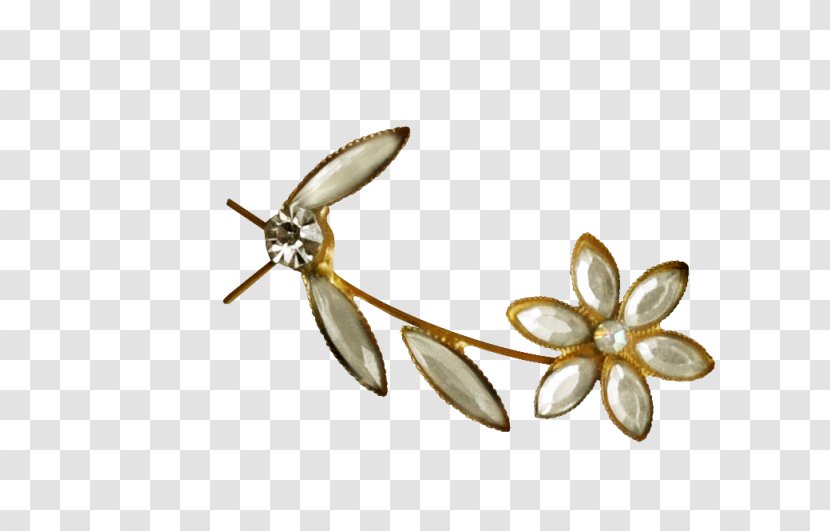 Earring Jewellery Pearl - Brooch Transparent PNG