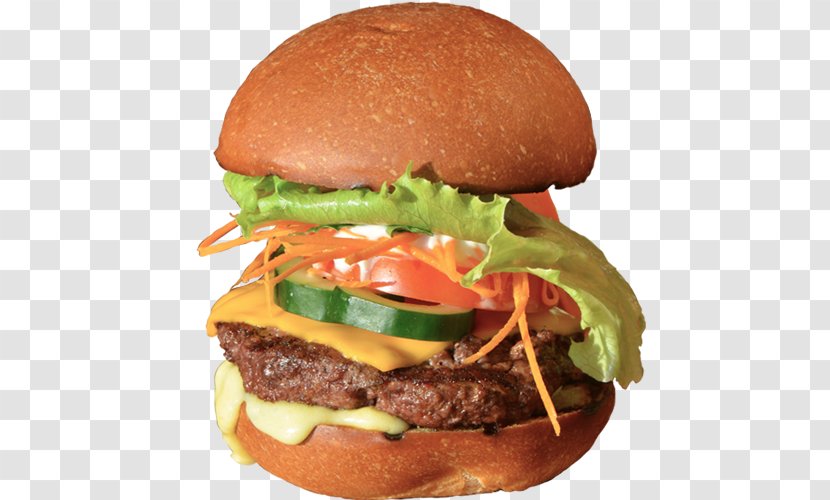 Cheeseburger Slider Hamburger Buffalo Burger Veggie - American Food - Bun Transparent PNG