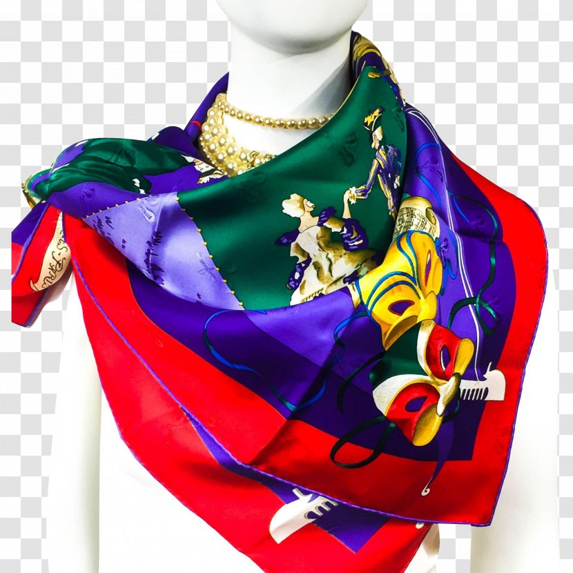 Scarf Silk Hermès Fashion Vintage Clothing - Jewellery Transparent PNG