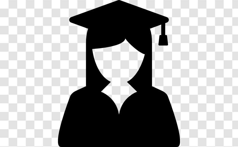 School Black And White - Academic Dress - Furniture Silhouette Transparent PNG