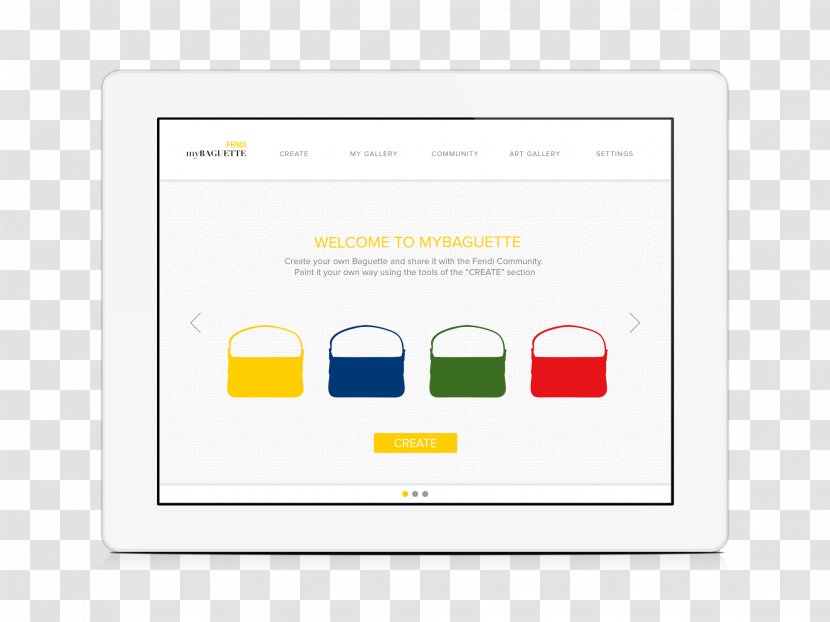 Brand Diagram - Yellow - Design Transparent PNG