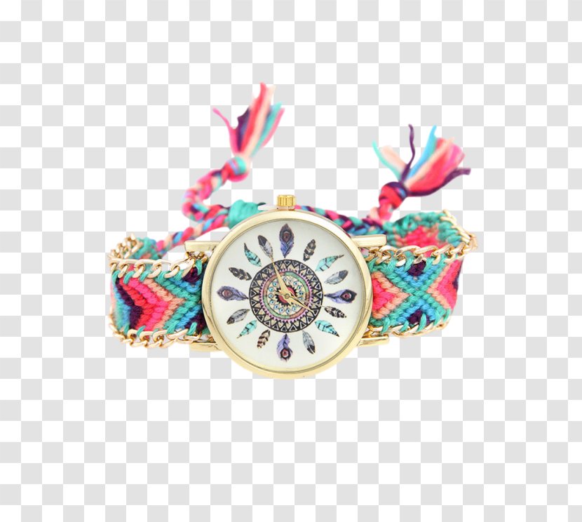 Clothing Accessories Watch Jewellery Dial Turquoise - Silhouette - Feather Pattern Transparent PNG