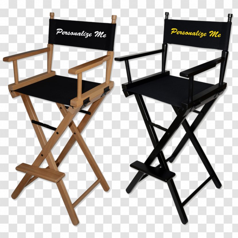 Table Director's Chair Furniture Folding Transparent PNG