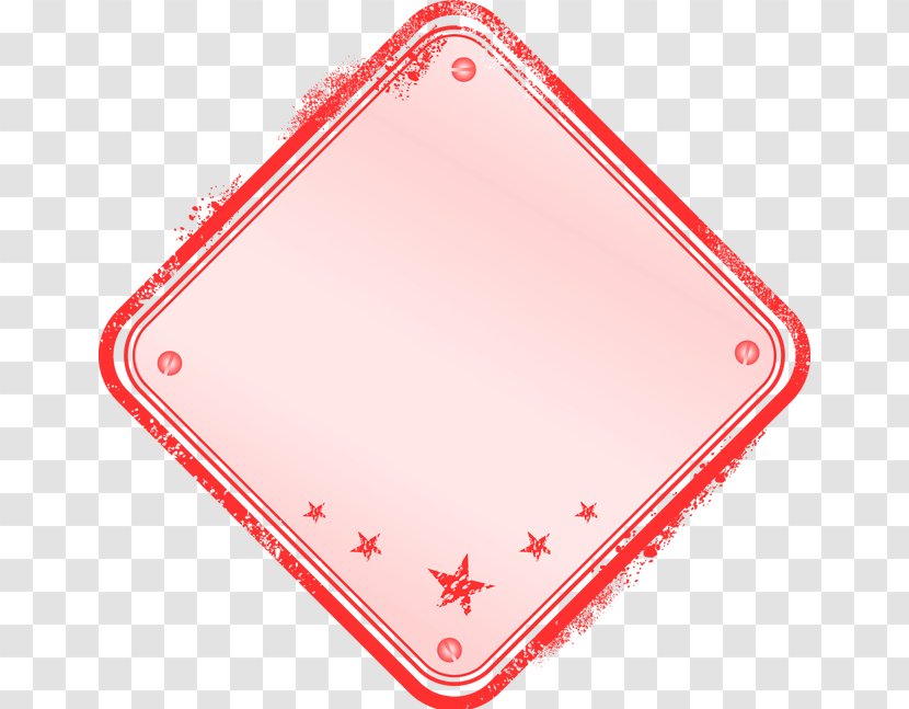 Red Seal Icon - Software - Vintage Travel Tag Transparent PNG