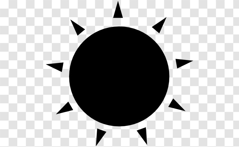 Sunlight Black Sun - Point - SUN RAY Transparent PNG