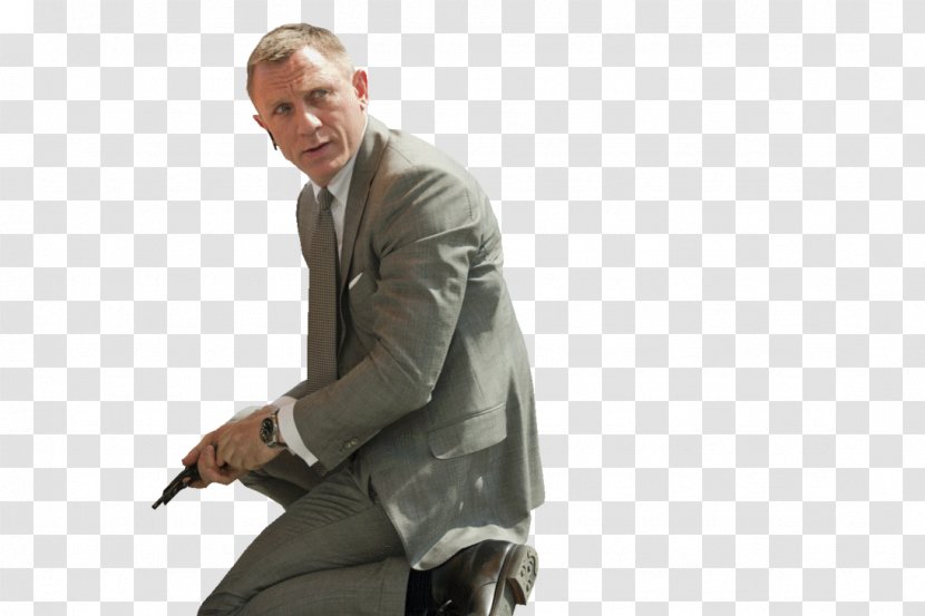 James Bond Film Series Actor Adventure - Sitting Transparent PNG