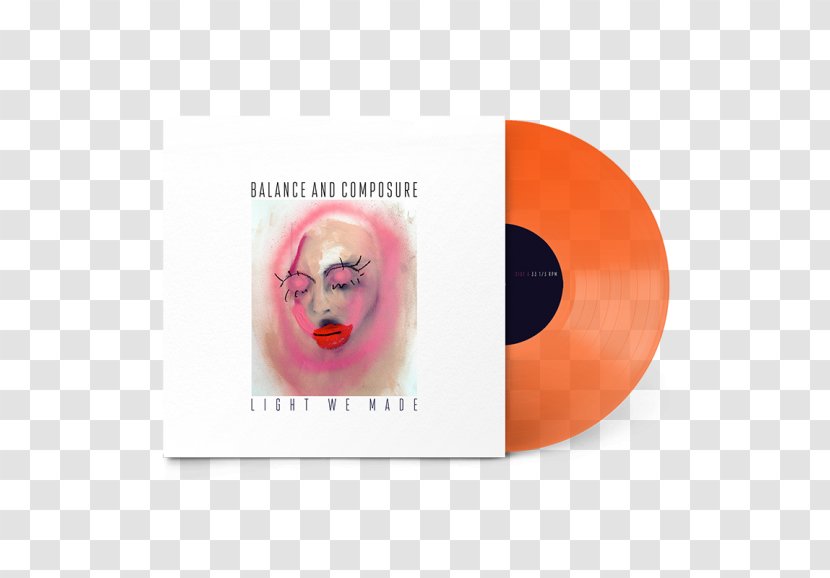 Balance And Composure Light We Made The Things Think We're Missing Album Phonograph Record - Flower - Orange Certificate Transparent PNG
