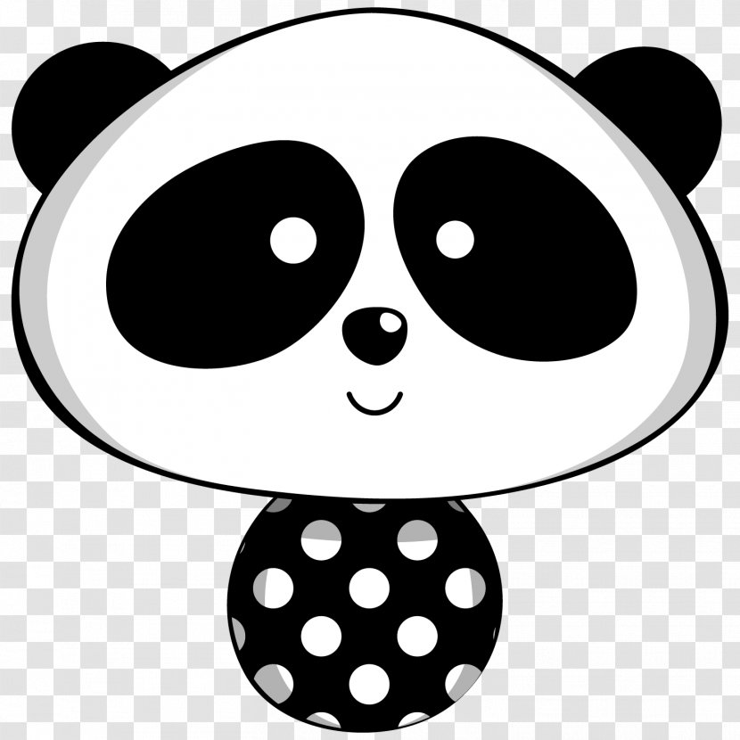 Giant Panda Bear Pandas Drawing Paper - Line Art - Pomo Transparent PNG