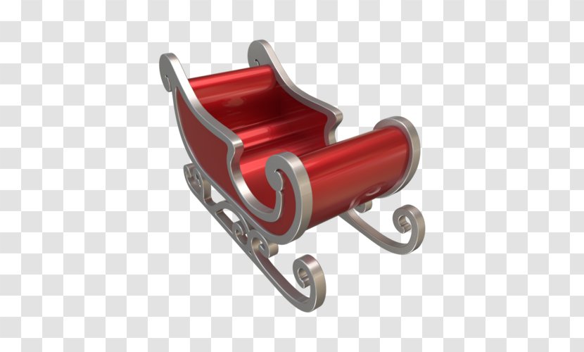 Reindeer Santa Claus Sled Christmas Clip Art Transparent PNG