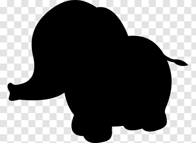 Silhouette Head Face Illustration Vector Graphics - Photography - Elephants And Mammoths Transparent PNG