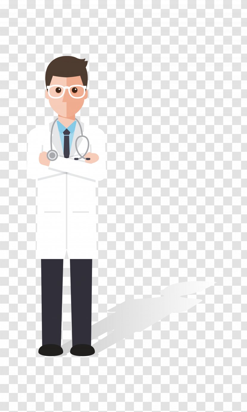 Cartoon Physician - Technology - Vector Male Doctor Material Transparent PNG