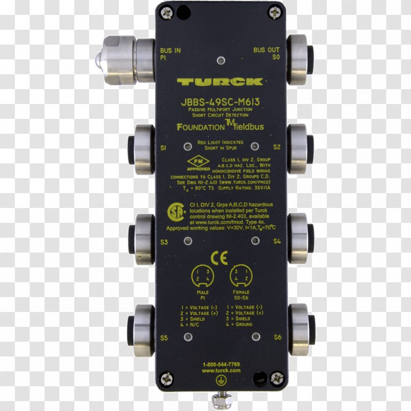 Electronic Component Electronics Turck Inc - Junction Box Transparent PNG