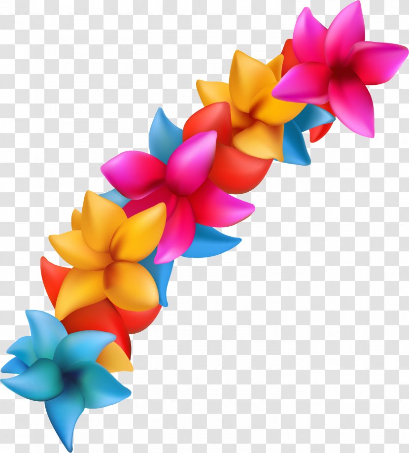 Petal Flower Color - Colorful Fresh Flowers Transparent PNG