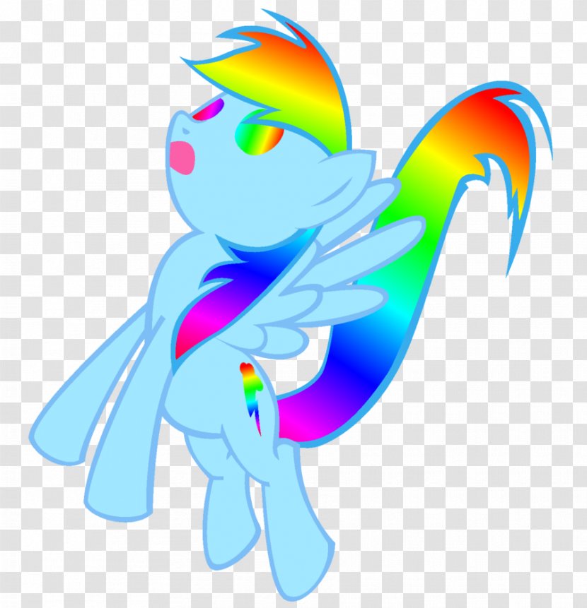 Rainbow Dash Pony Graphic Design - Cartoon Transparent PNG