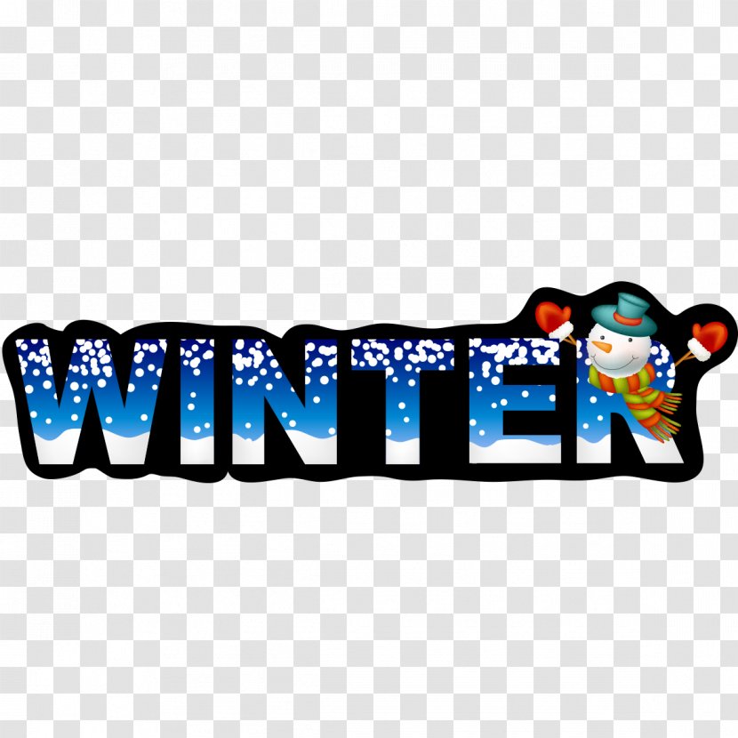 Spring Summer Season Adobe Illustrator - Winter WordArt Transparent PNG