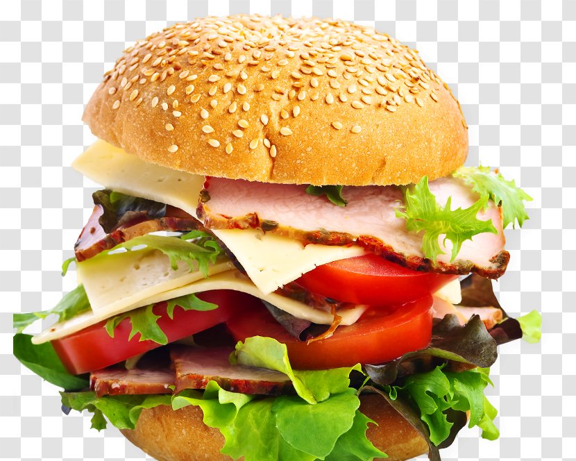 Hamburger - Veggie Burger - King Premium Burgers Breakfast Sandwich Transparent PNG