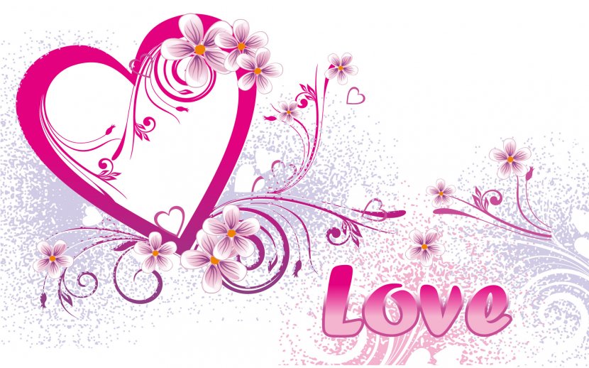Love Heart Desktop Wallpaper Clip Art - Girlfriend - Happy Valentines Day Transparent PNG