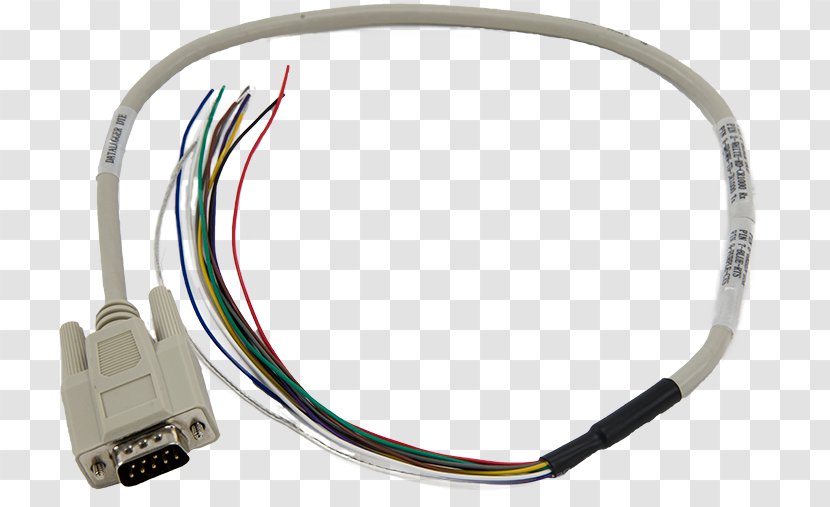 Serial Cable D-subminiature Port RS-232 Data - Parallel Transparent PNG