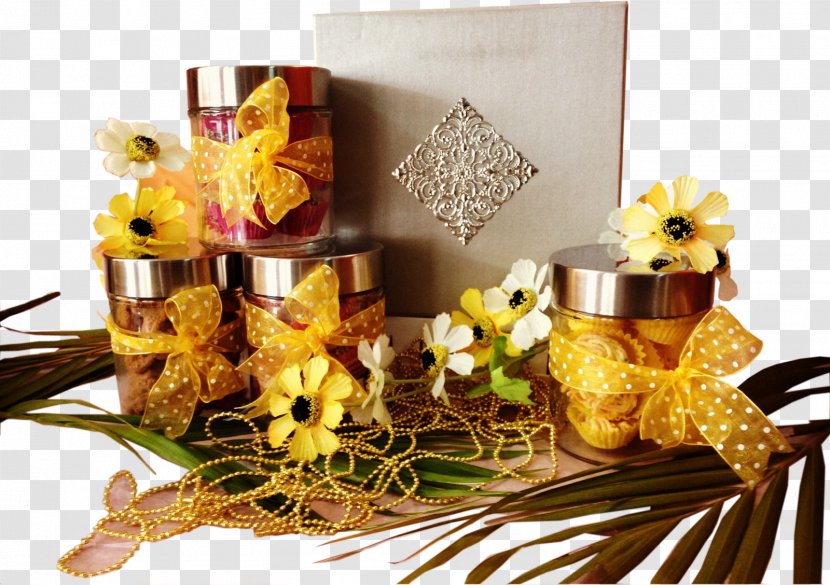 Floral Design Food Gift Baskets Hamper Cut Flowers - Basket - Aidil Fitri Transparent PNG