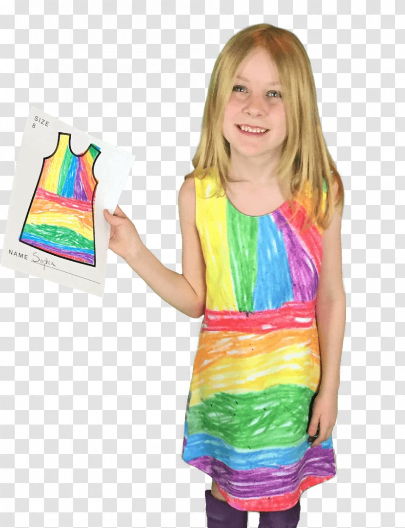 Dress Children's Clothing - Colorful Fashion Gift Voucher Transparent PNG