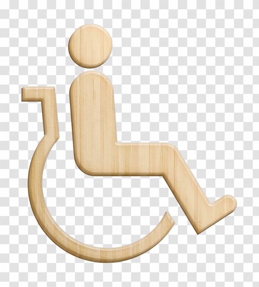 Accessible Icon Adapted Chairbound - Disable - Symbol Wood Transparent PNG