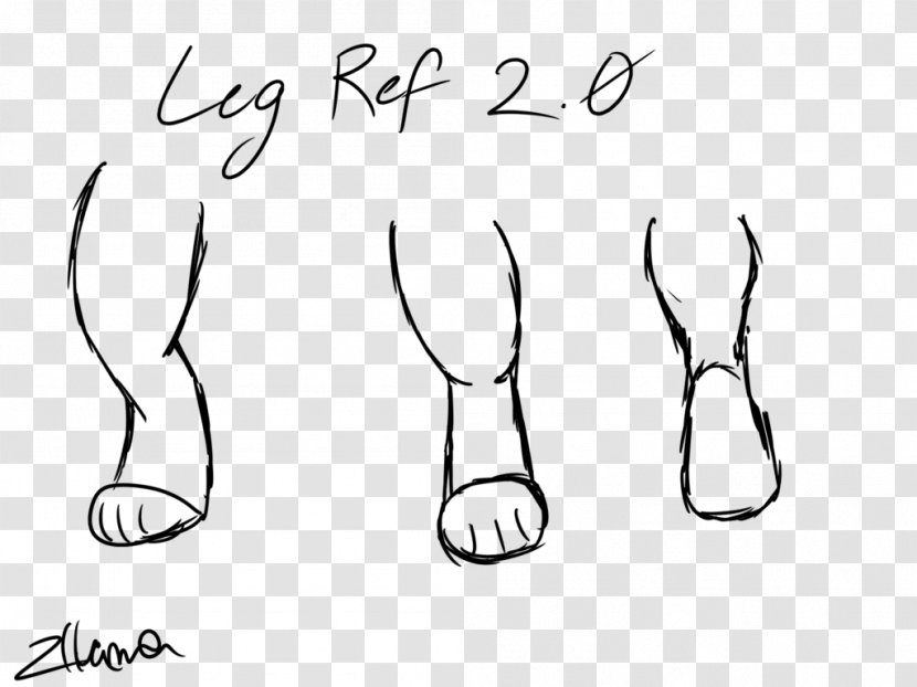 Finger Mammal Sketch - Cartoon - Llama Drawing Transparent PNG