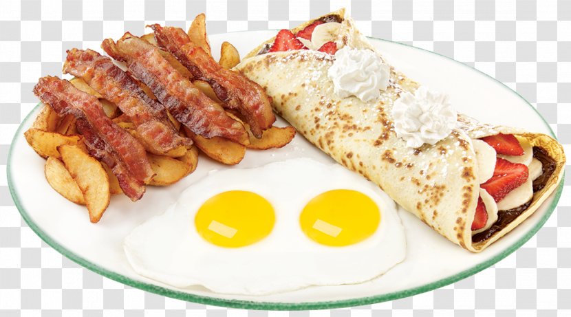 Full Breakfast Fast Food Burlington Mediterranean Cuisine - Cora - Crepes Transparent PNG