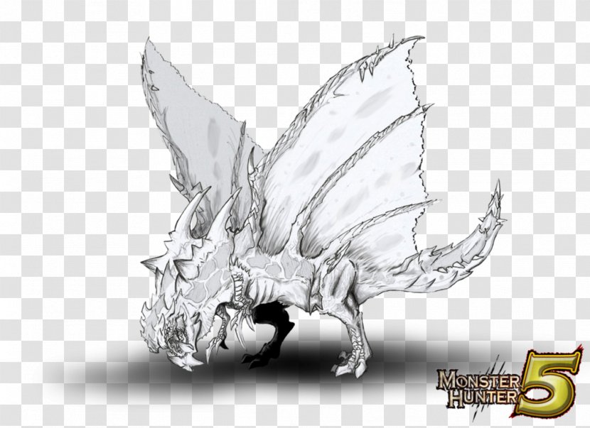 Monster Hunter Freedom Unite Dragon Drawing - 照片 Transparent PNG
