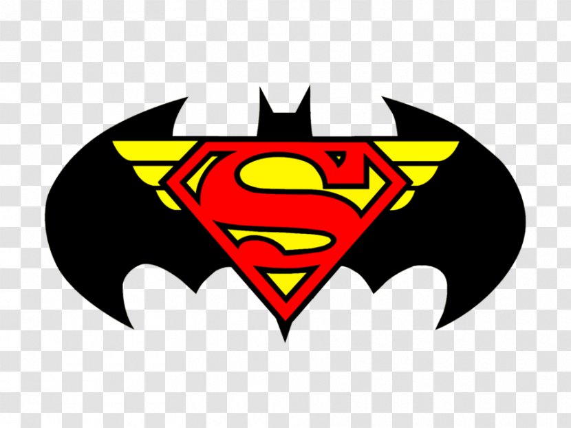 Superman Logo Diana Prince Superwoman Clip Art - Batman Symbol Outline Transparent PNG