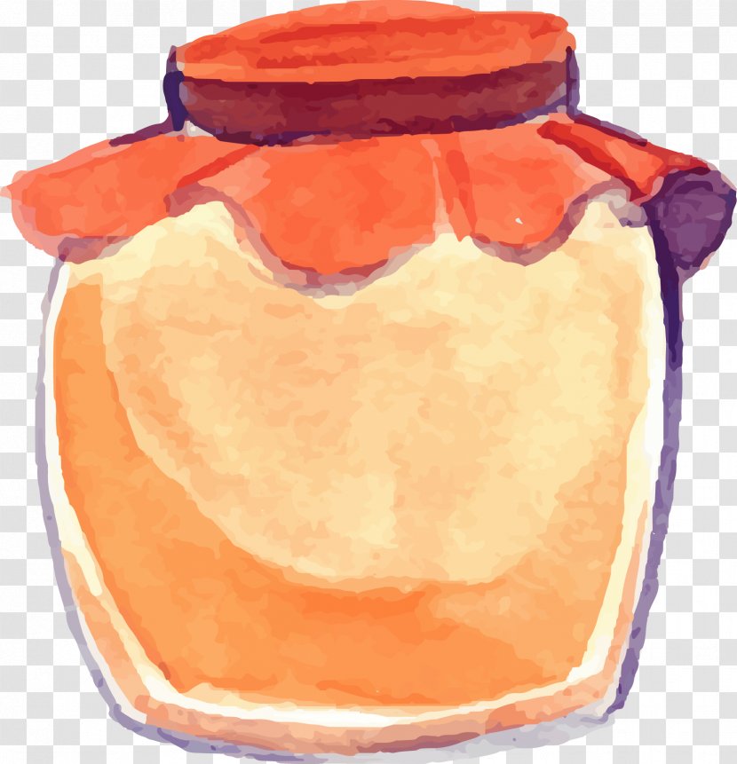 Roast Chicken Fried Egg Roasting - Vector Painted Honey Jar Transparent PNG