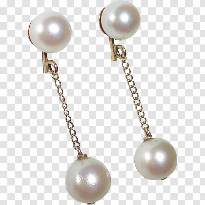 Pearl Earring Necklace Jewellery Chain - Body - Earrings Transparent PNG