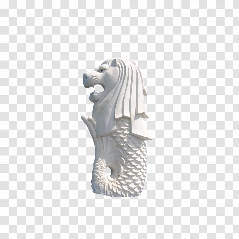Merlion Statue Sculpture Work Of Art - Merlot Deductible Material Transparent PNG
