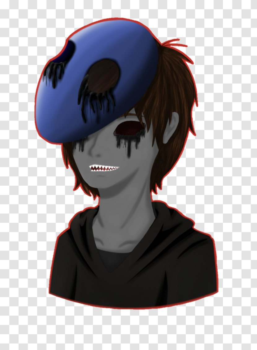 Headgear Character Animated Cartoon - Red - Eyeless Jack Transparent PNG