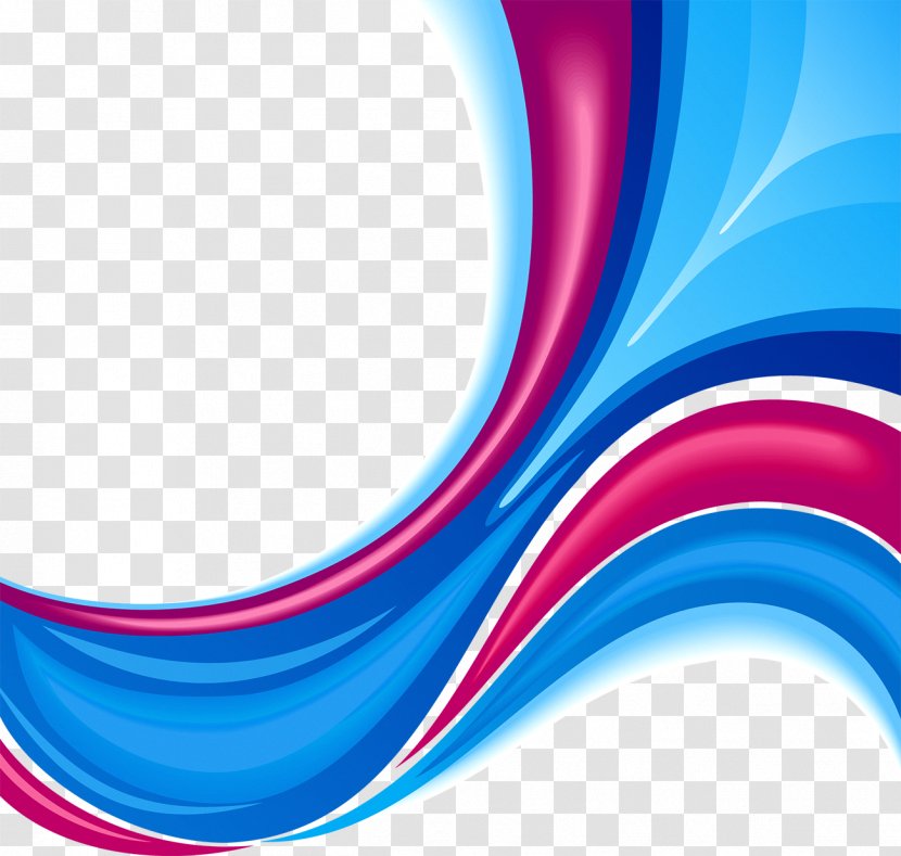 Linearity Line Art - Electric Blue - Colorful Science And Technology Linear Flow Lines In The Background Transparent PNG