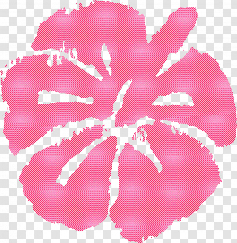 Pink Hibiscus Hawaiian Hibiscus Leaf Plant Transparent PNG