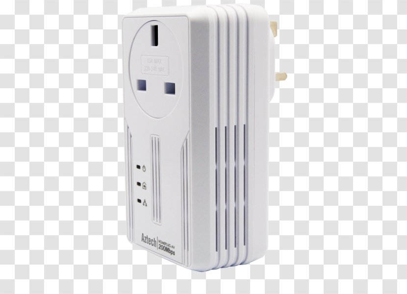 Network Cards & Adapters HomePlug Wireless Access Points Aztech - Hardware - Vesak Day Transparent PNG