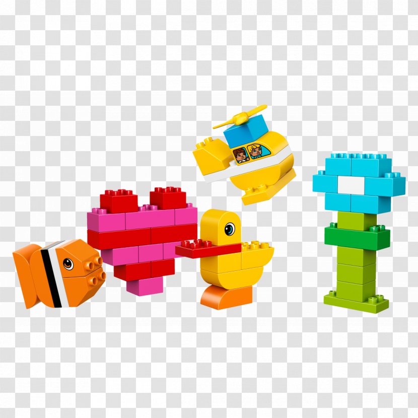 Amazon.com LEGO 6176 DUPLO Basic Bricks Deluxe Toy 10848 My First - Lego Duplo Transparent PNG