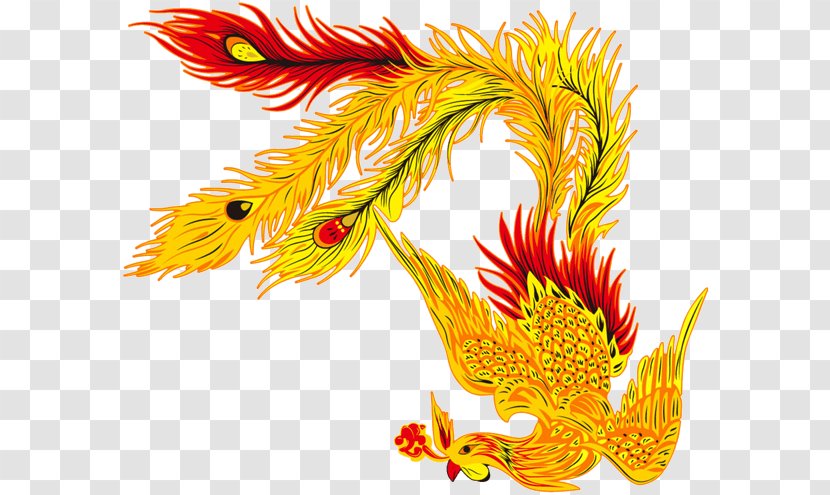 Fenghuang Image Phoenix Chinese Dragon - Organism Transparent PNG