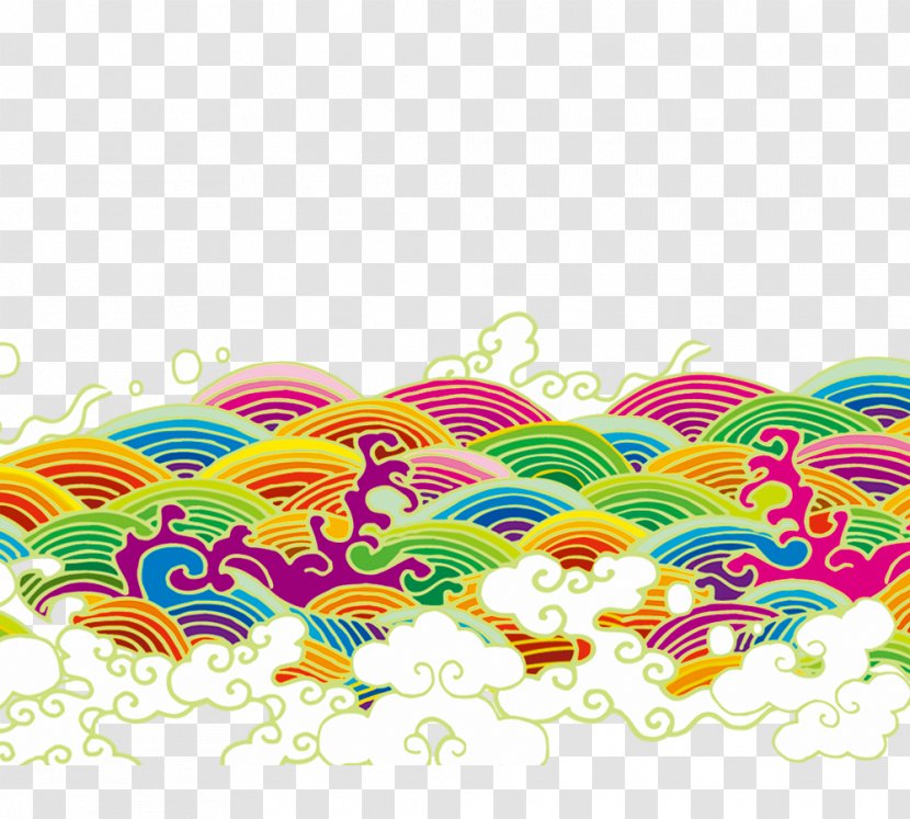 Wind Wave Animation Cartoon - Water - Dragon Boat Festival,wave Transparent PNG