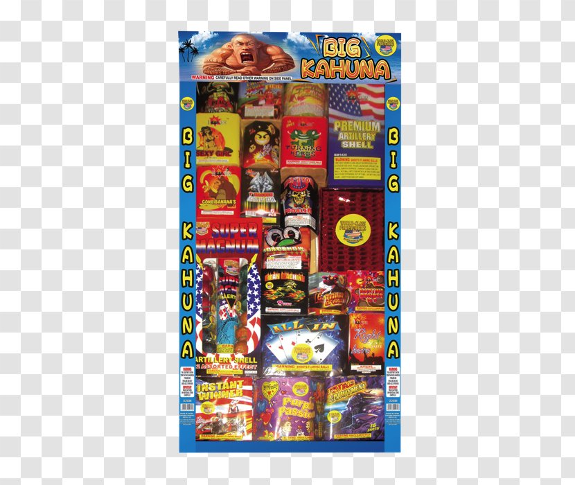 Big Daddy K's Fireworks Party Mortar Al's Outlet - Kahuna Transparent PNG