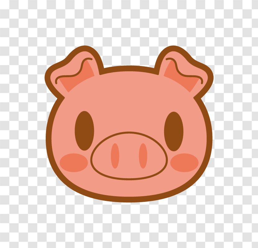 Pig Snout Pink M Clip Art - Fat Transparent PNG