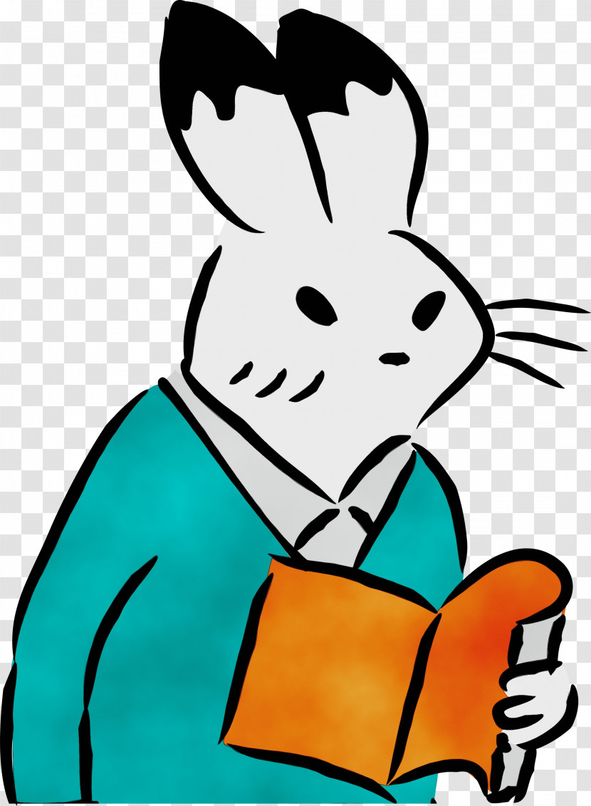 Cartoon Rabbit Character Happiness Headgear Transparent PNG
