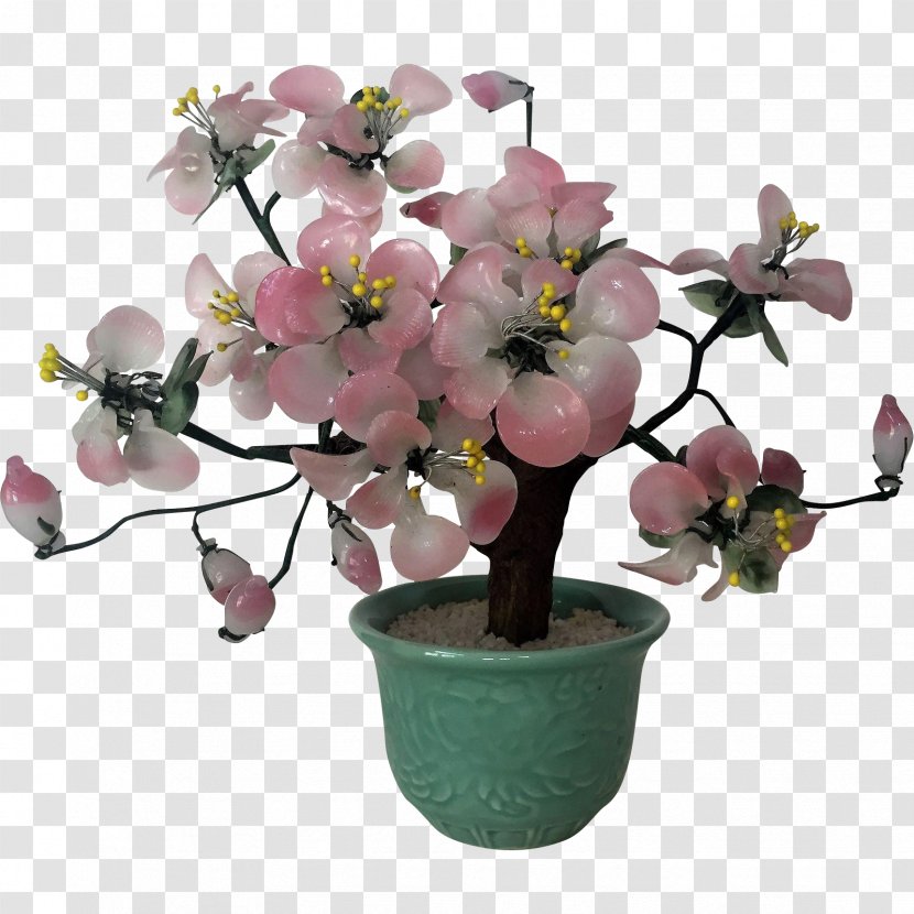 Blossom Flowerpot Artificial Flower Cut Flowers - Cherry - Bonsai Transparent PNG