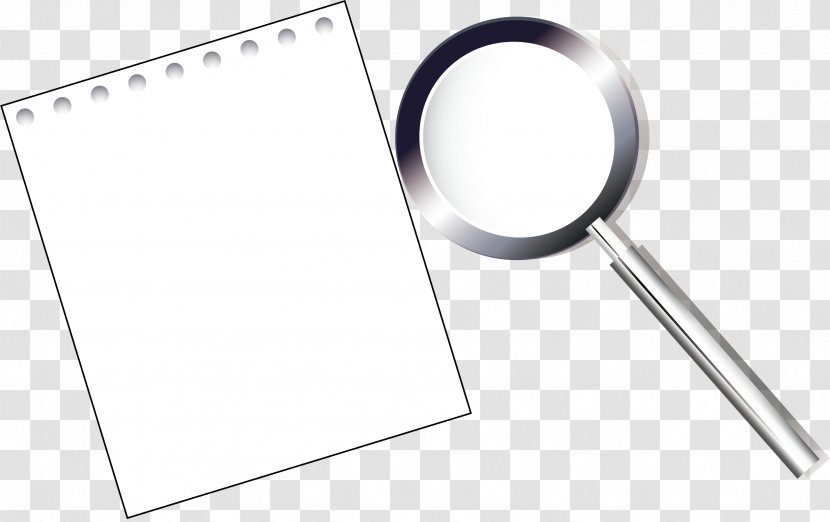 Magnifying Glass Mirror - Toric Lens - Vector Element Transparent PNG