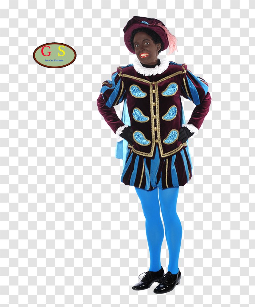 Zwarte Piet Sinterklaas Costume Suit Outerwear - Watercolor - Diverse Transparent PNG