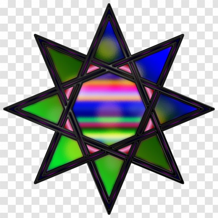 3D Computer Graphics - Compass Rose - Stained Glass Transparent PNG