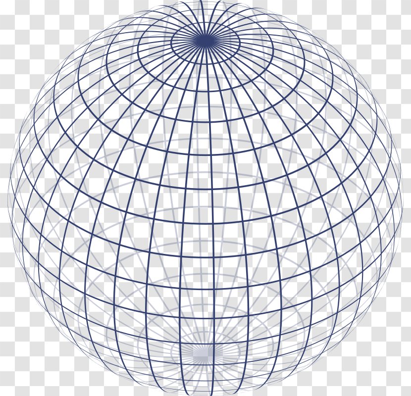 Globe Website Wireframe Sphere Wire-frame Model Three-dimensional Space - Surface Transparent PNG