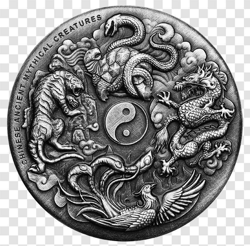 China Perth Mint Legendary Creature Chinese Mythology Four Symbols Transparent PNG